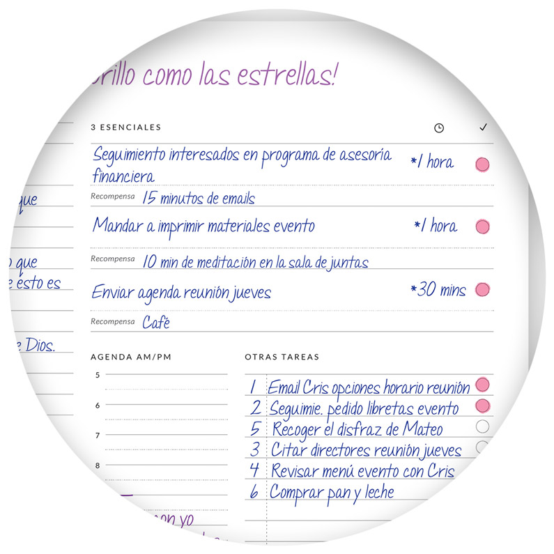 Planeador Esencialista Edición Un Curso de Milagros - prioridades Planeador Esencialista Edición Un Curso de Milagros - prioridades