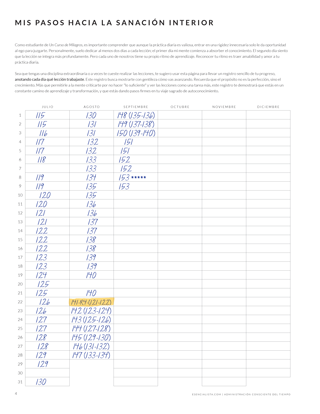 Planeador Un Curso de Milagros - Tracker
